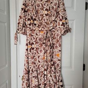 Eva Mendes wrap dress